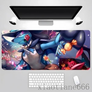 Juego de Cartas de Mesa Pokemon Lucario TCG Alfombra de Juego Alfombrilla de Mesa Bolsa Alfombrilla de Ratón A10 - Imagen 1 de 5