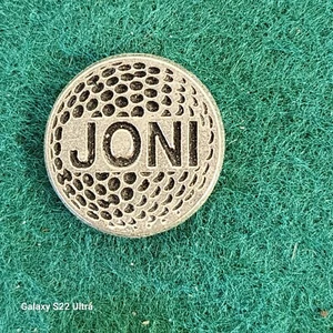 Personalized Metal Golf Ball Marker for Joni - Picture 1 of 1