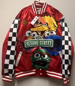 Headgear Classics Sesame Street 1969 Satin Jacket Size 5XL - Picture 1 of 5