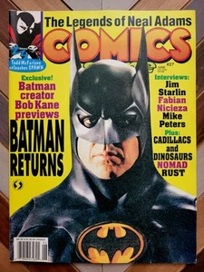 Escena de cómics #27 en estado bastante bueno (Starlog 1992) Batman Returns, vista previa de Spawn, Neal Adams  - Imagen 1 de 12