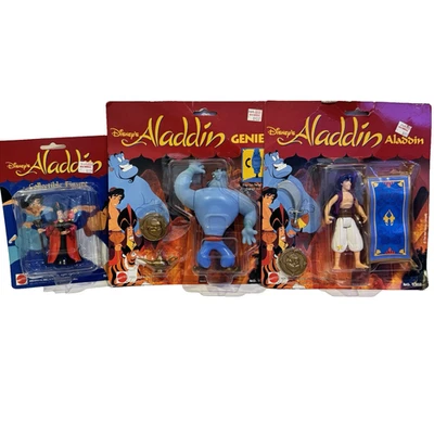 Nuevo lote de juguetes mixtos de figuras de acción Mattel Disney ALADDIN de colección de los años 90 Foto 1 de 4