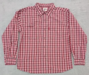 Camisa Levis Juvenil Niño Talla Mediana 12/14 Rojo Blanco Cuadros - Imagen 1 de 7