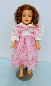 Vintage 1950's Shirley Temple Doll by Ideal Toy Corp, 12" Tall, not Orig Dress - Picture 1 of 14