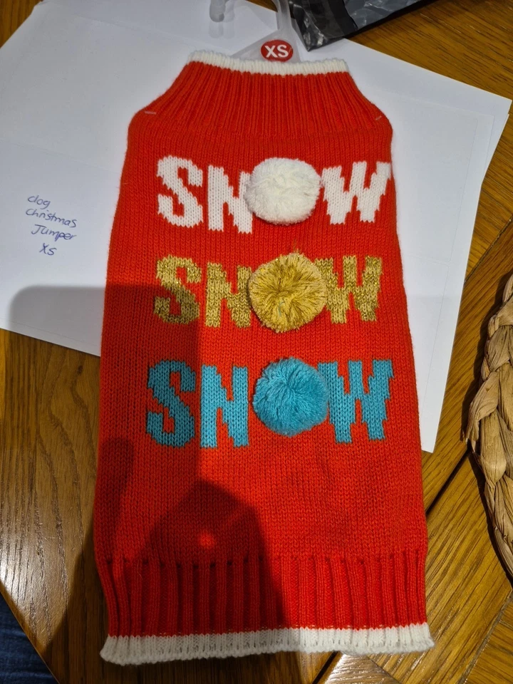 Dogs Christmas Jumper. Size Xs. Brand New. - Image 1 of 1