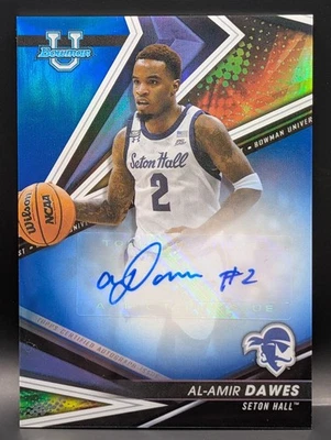 2022-23 Bowman U Best of 2022-23 Blue Refractor /150 Al-Amir Dawes #BOA-AD Auto - Image 1 of 2