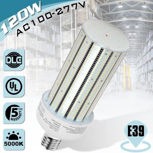 LED Corn Light Bulb 120W Replace 400W Workshop Garage Lightings E39 Daylight DLC - Picture 1 of 10
