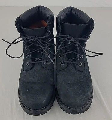 Botas de Trabajo Timberland Negras 7.5M Mujer Cuero Clásico Tobillo 8658A Primaloft Foto 1 de 4