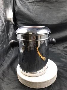 Vintage Sektkühler Weinkühler Metall & Ton Hammerschlag - Bild 1 von 5