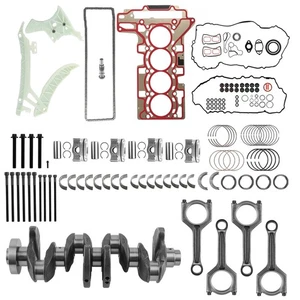 N20 2.0 Engine Overhaul Rebuild Set - Crankshaft ConRod Piston Gasket For BMW - Picture 1 of 20
