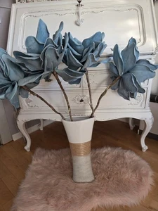 Vase inkl. Foamblumen - Bild 1 von 4