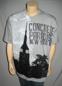 ENYCE Y2K T Shirt Mens Sizes Sean Combs Heather Gray Urbanwear Hip Hop - Picture 1 of 2