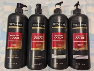 LOT (4) TRESEMME REVITALIZED COLOR SHAMPOO & CONDITIONER    28 FL OZ - Picture 1 of 1