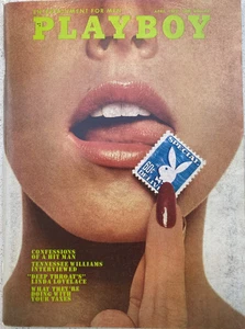 Playboy Magazine April 1972 Number 4 Volume 20 Vintage Rare with Centrefold - Picture 1 of 7