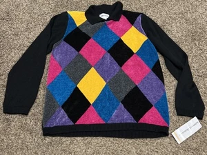 Alfred Dunner Women’s M Ramie Blend Sweater NWT A19 - Picture 1 of 4