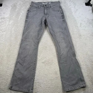 Wrangler Retro Jeans Mens 29x32 Grey Slim Boot Denim Cowboy Western Rodeo Pants - Picture 1 of 8