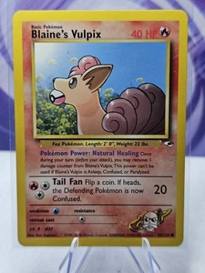 Pokémon TCG Blaine's Vulpix Gym Heroes 65/132 Regular Unlimited Common - Picture 1 of 2