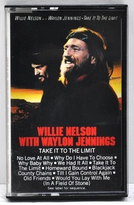 WILLIE NELSON / WAYLON JENNINGS  "Take It To The Limit"  Cassette   PCT-38562 - Image 1 of 4