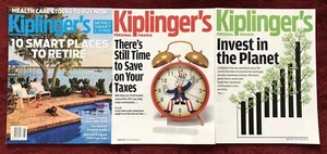 3 Issues Kiplinger's Aug 2019 March April 2020 Retirement Taxes Invest in Planet - Picture 1 of 12