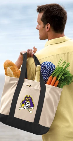 ECU Tote Bag CLASSIC CANVAS East Carolina Tote Cover