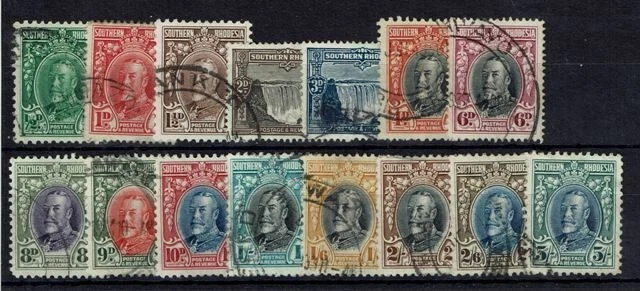 SOUTHERN RHODESIA SG15/27 1931-7 DEFINITIVE SET USED (d) - Image 1 of 1