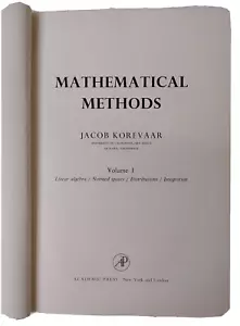 Mathematische Methoden von Jacob Korevaar (1971, Hardcover) Band 1 - Bild 1 von 12