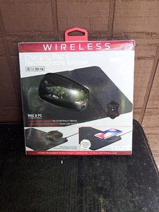 Tzumi Wireless Charging Pad and Rechargeable Wireless Mouse - Qi-Enabled- New - Picture 1 of 6
