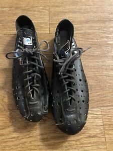 DETTO PIETRO CYCLING LEATHER SHOES SIZE 40 VINTAGE ITALY