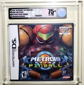 METROID PRIME PINBALL VGA 75+ Nintendo DS 2005 Graded Sealed Not WATA CGC - RARE