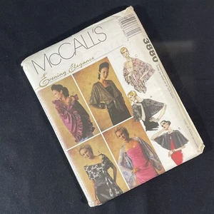 McCall's Sewing Pattern 3880 Size 4 - 22 Evening Elegance Evening Wraps 2002 - Picture 1 of 3