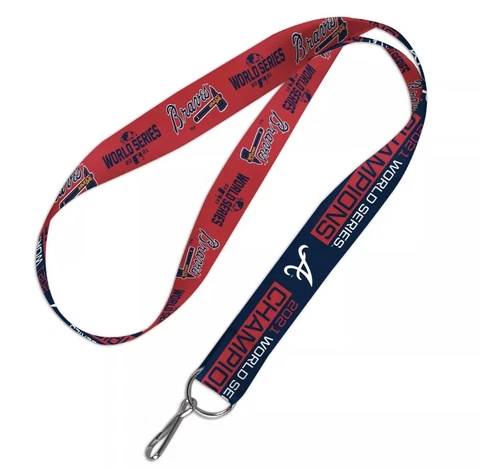 Atlanta Braves 2021 World Series Champions 24'' Lanyard.  WINCRAFT Cover