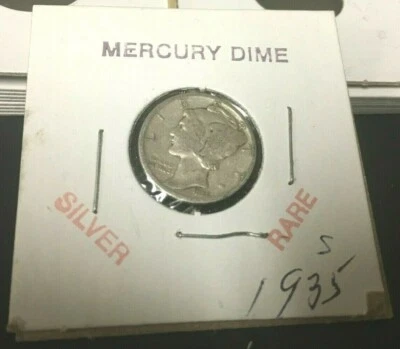 1935-S MERCURY DIME 90% SILVER CONTENT 1935 S Inventory #102 Nice Coin - Image 1 of 2