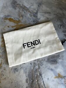 FENDI dust bag Storage Bag Large, Authentic Drawstring Top