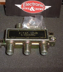 3-Way Coax Video Splitter Digital HD Cable TV F Type RG6 RG11 RG59 5-900 MHz 1x3 - Picture 1 of 1