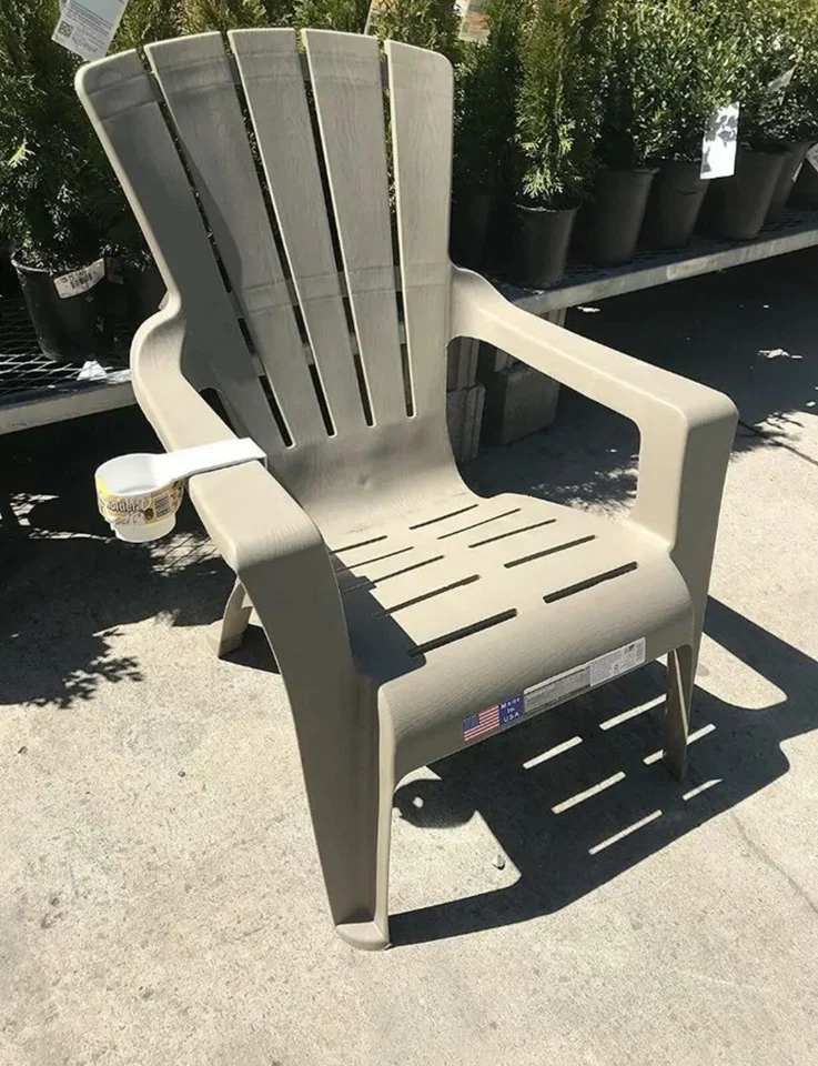 Soporte a presión para bebidas/café/vino mayordomo de bebidas para sillas de patio de plástico paquete de 4 Foto 1 de 4