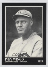 1991 The Sporting News Conlon Collection No MLB Logo on Back Ivey Wingo Ivy #235