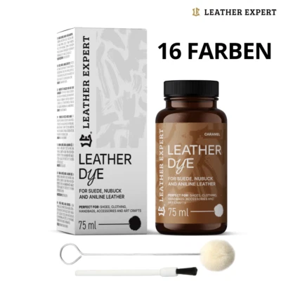 Leather Dye Farbe für Nubuk & Wildleder Anilinleder für Schuhe Taschen Renovator - Bild 1 von 4