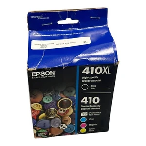 OEM Epson 410XL 5er Pack Tintenpatronen Schwarz & Farben Combo 01/2025 ALLE VERSIEGELT - Bild 1 von 9