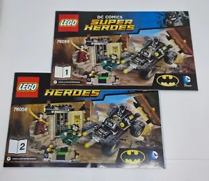 LEGO 76056 RESCUE FROM RAS AL GHUL SUPER HEROES INSTRUCTIONS ONLY NEW (80) - Picture 1 of 1