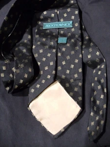 Cravate Homme  noir et motifs dorés -  prochownick  142 cm environ - Picture 1 of 6