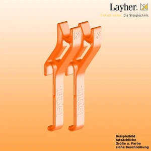 Layher Fahrgerüst Uni Montagehaken (Paar) Gerüst Einzelteil Rollgerüst Zubehör - Bild 1 von 1