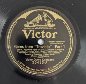 Gems from "Traviata" Victor Opera Company 12" 78 RPM - Picture 1 of 2