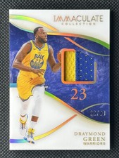 2019-20 Panini Immaculate Collection Draymond Green GW GU Patch Jersey # /23