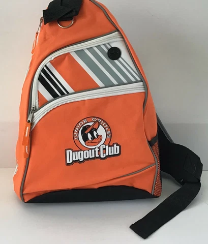 Baltimore Orioles Dugout Club Canvas Sling Backpack Single Strap For Youth Cover
