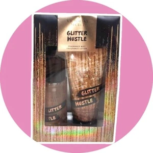 Rare V Secret GLITTER HUSTLE Body Splash And Lotion 2.5 oz Gift Set NEW - Picture 1 of 5