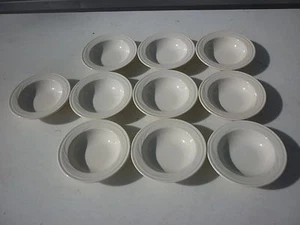 Syracuse china porcelain fruit bowl 5" swirl rim (10) restaurant cafeteria 5oz - Picture 1 of 4