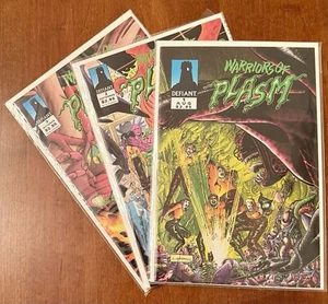 WARRIORS OF PLASM #1,2,3 DEFIANT COMIC SET Lepham JJ Witherby NM COLLECTION 1993 - Bild 1 von 12