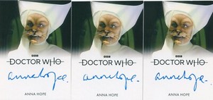 LE New 2023 Doctor Who Autograph card of Anna Hope as Hame Full Bleed BBB