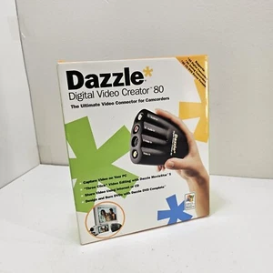 DAZZLE DVD-80 Digital Video Creator 80 Video Capture Device RCA USB Cable NIB - Picture 1 of 11