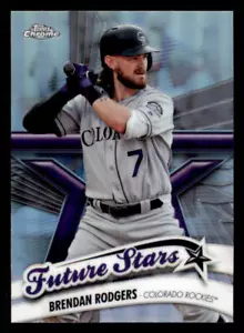 2020 Topps Chrome Future Stars #FS12 Brendan Rodgers - Picture 1 of 2
