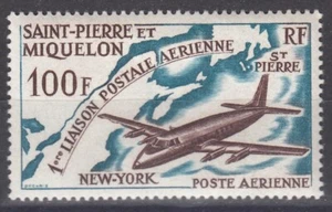 SAINT PIERRE ET MIQUELON : POSTE AERIENNE N° 31 NEUF * GOMME CHARNIERE PROPRE - Picture 1 of 2